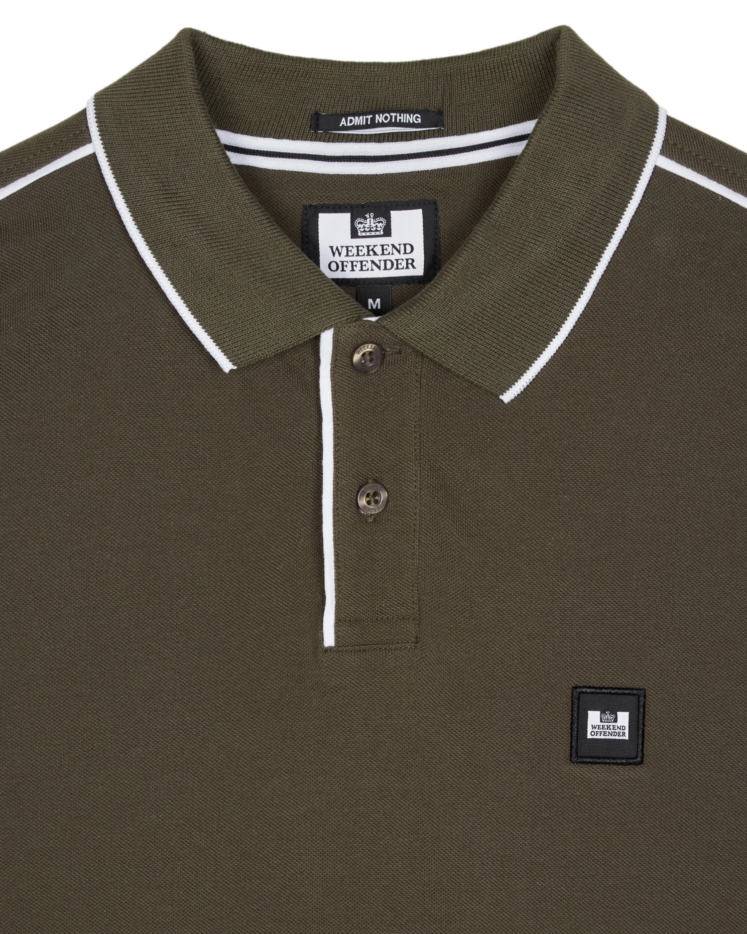 Weekend Offender Astola Polo Shirt Castle Green - Image 6