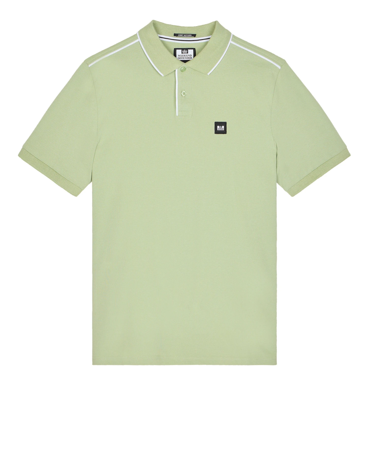 Weekend Offender Astola Polo Shirt Pale Moss Green