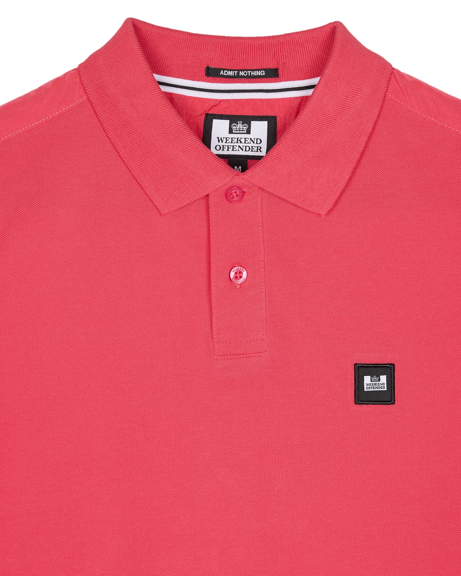 Weekend Offender Brant Polo Shirt Anthurium Pink - Image 5