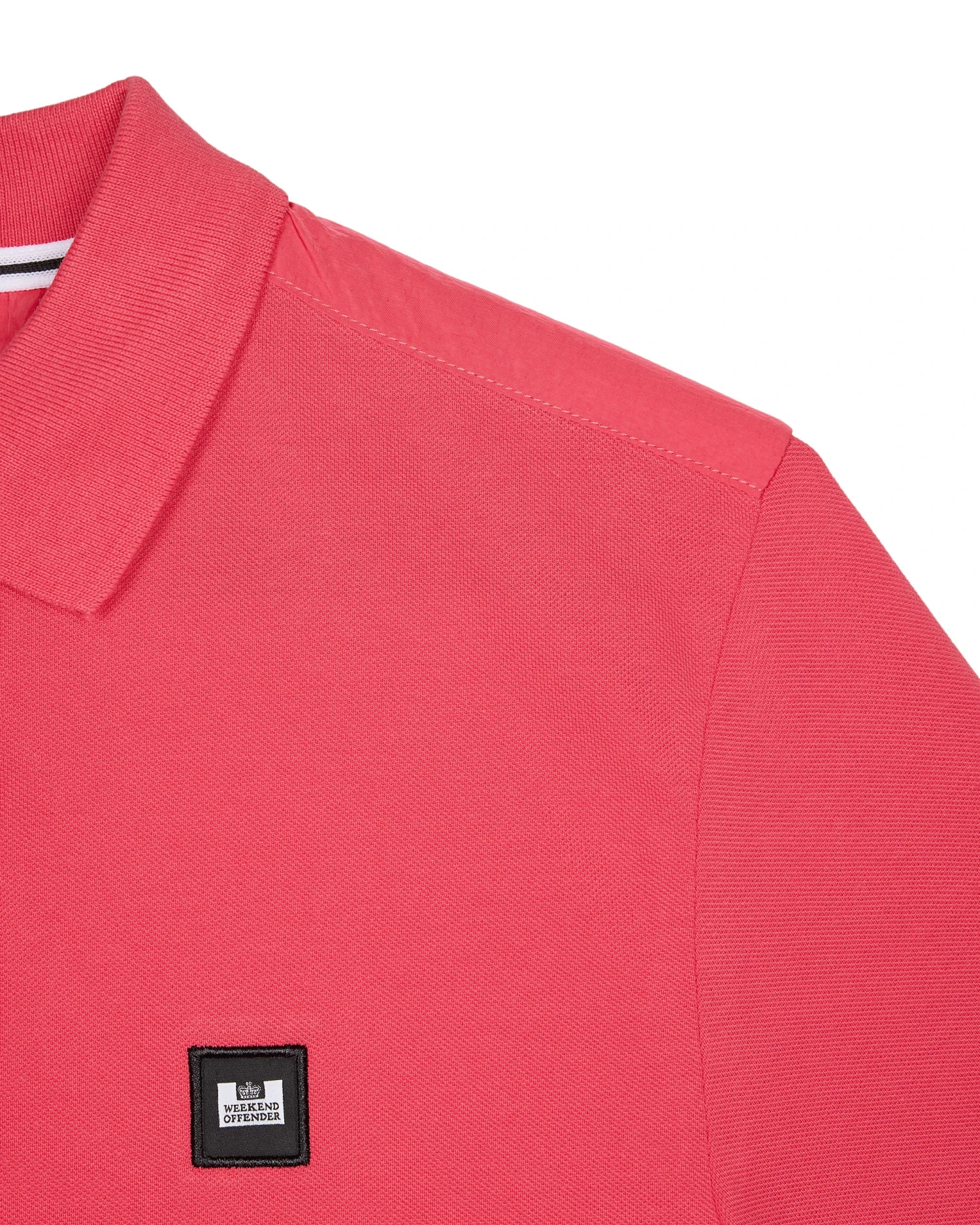 Weekend Offender Brant Polo Shirt Anthurium Pink - Image 6