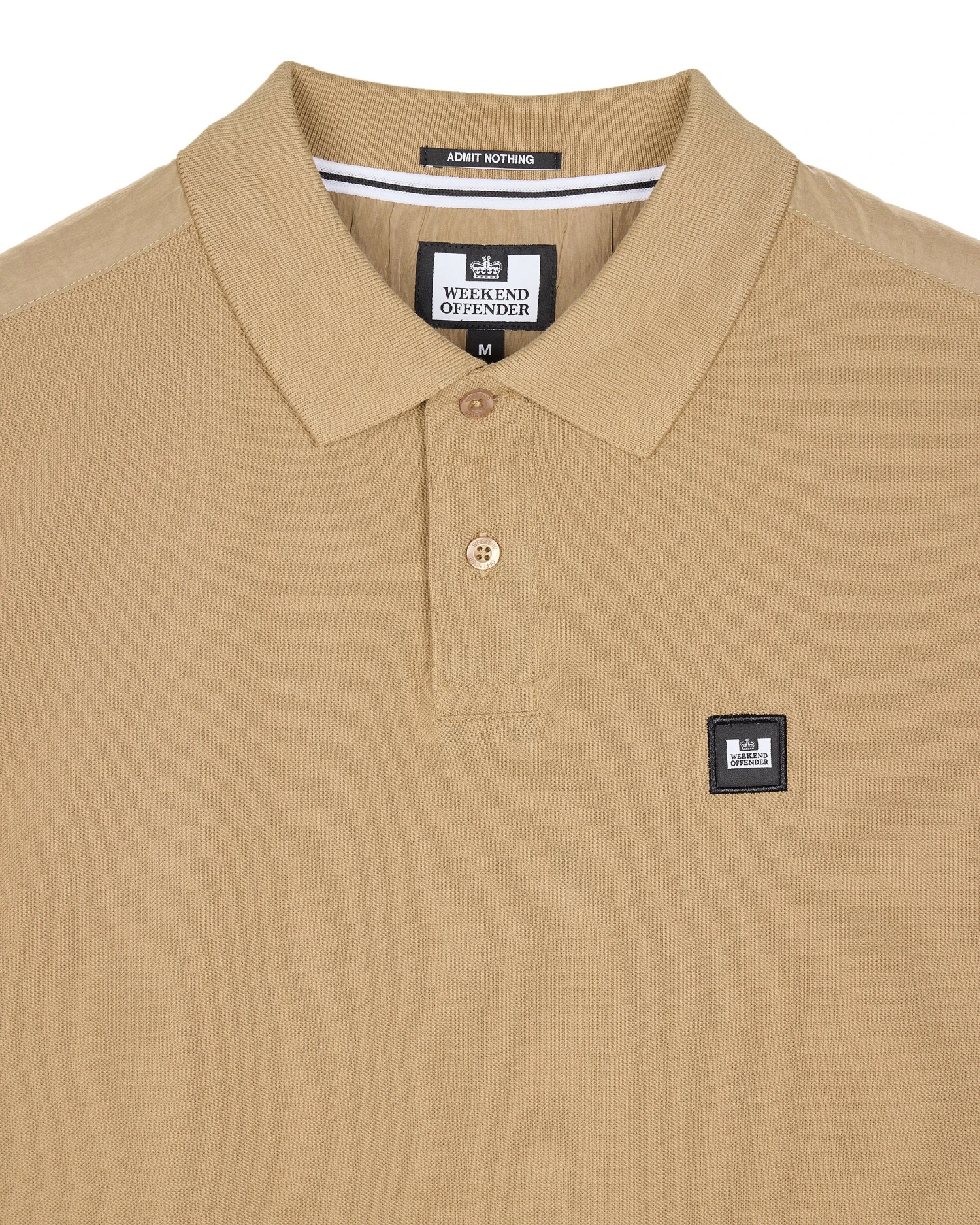 Weekend Offender Brant Polo Shirt Cognac Brown - Image 5