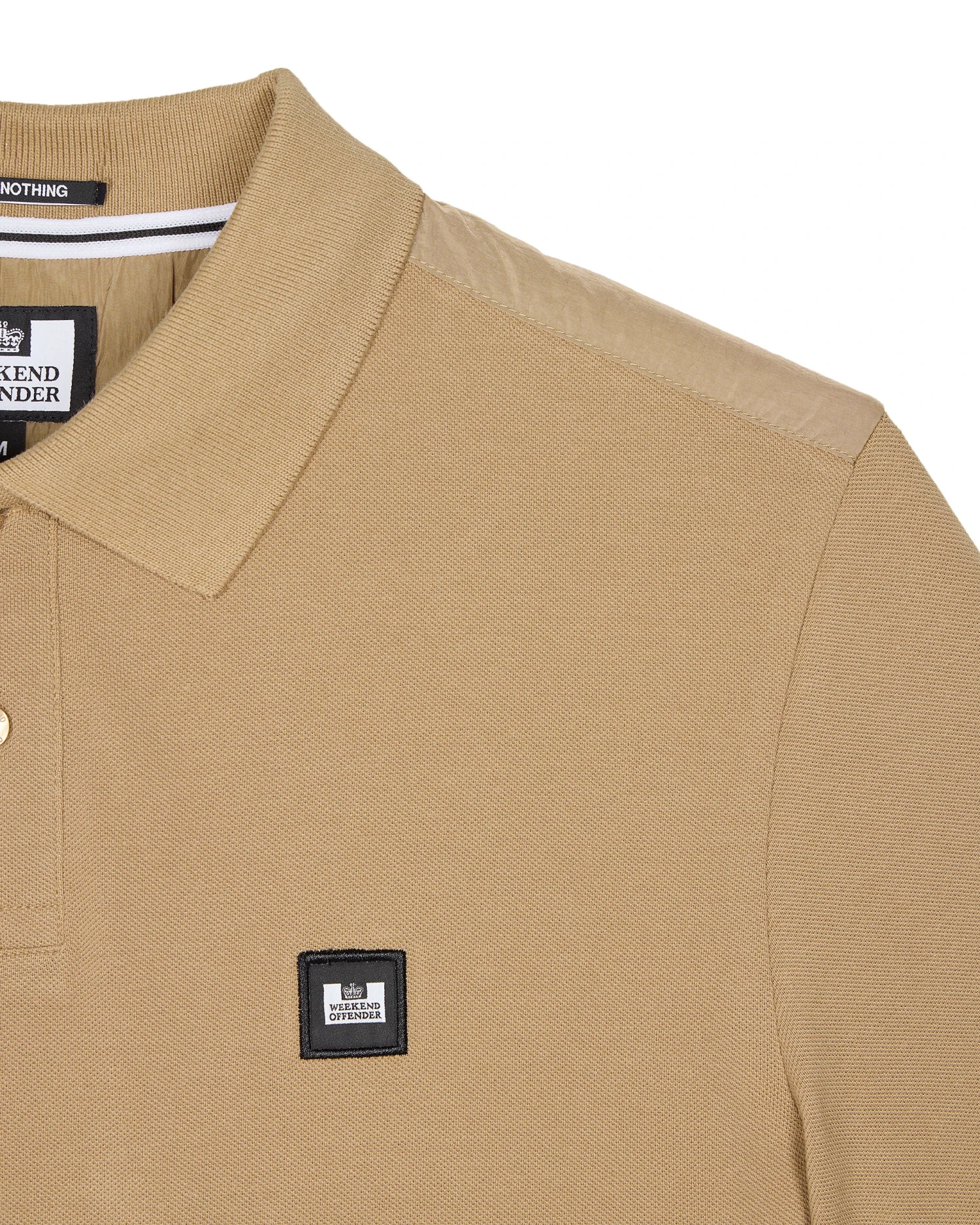Weekend Offender Brant Polo Shirt Cognac Brown - Image 6