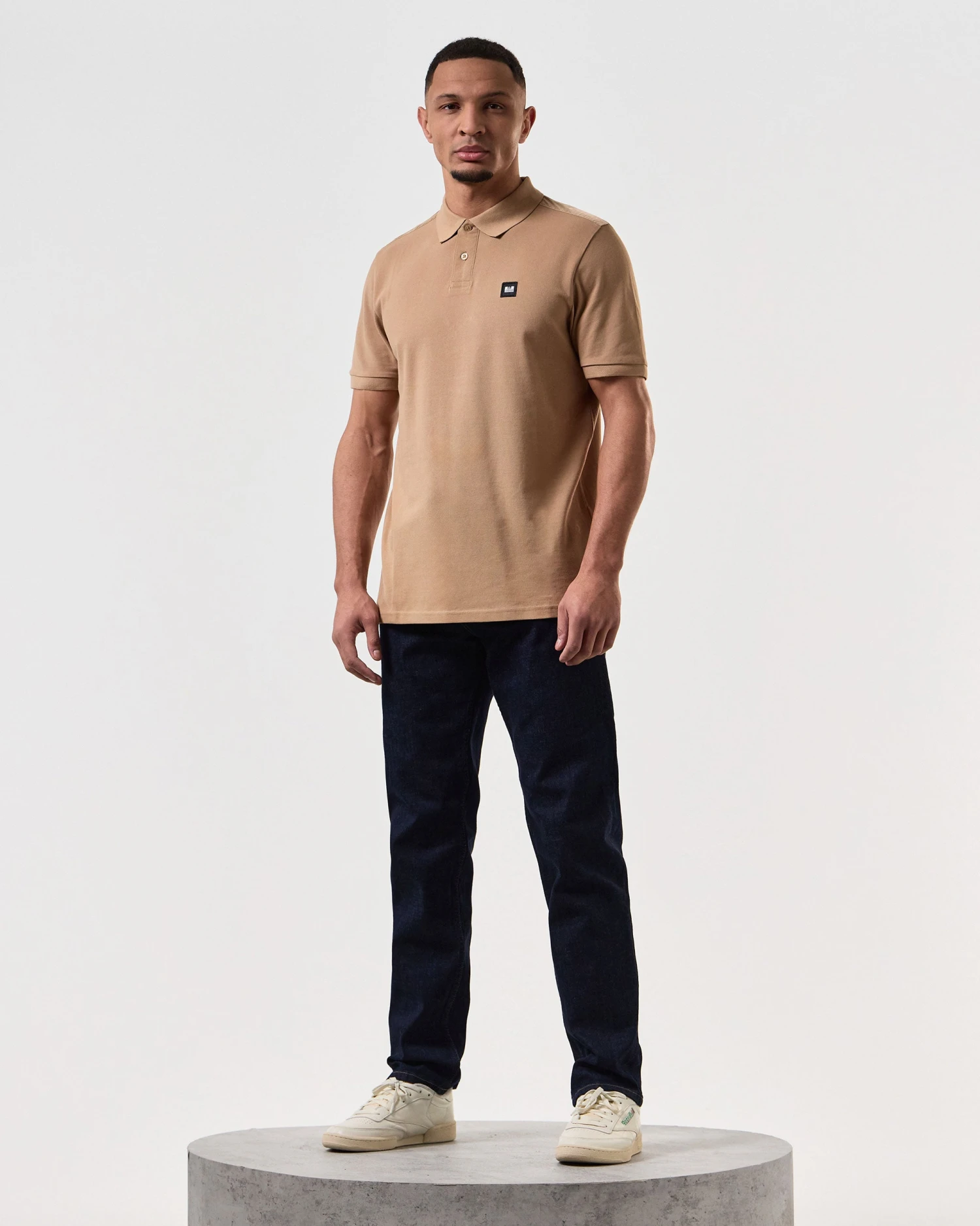 Weekend Offender Brant Polo Shirt Cognac Brown - Image 2
