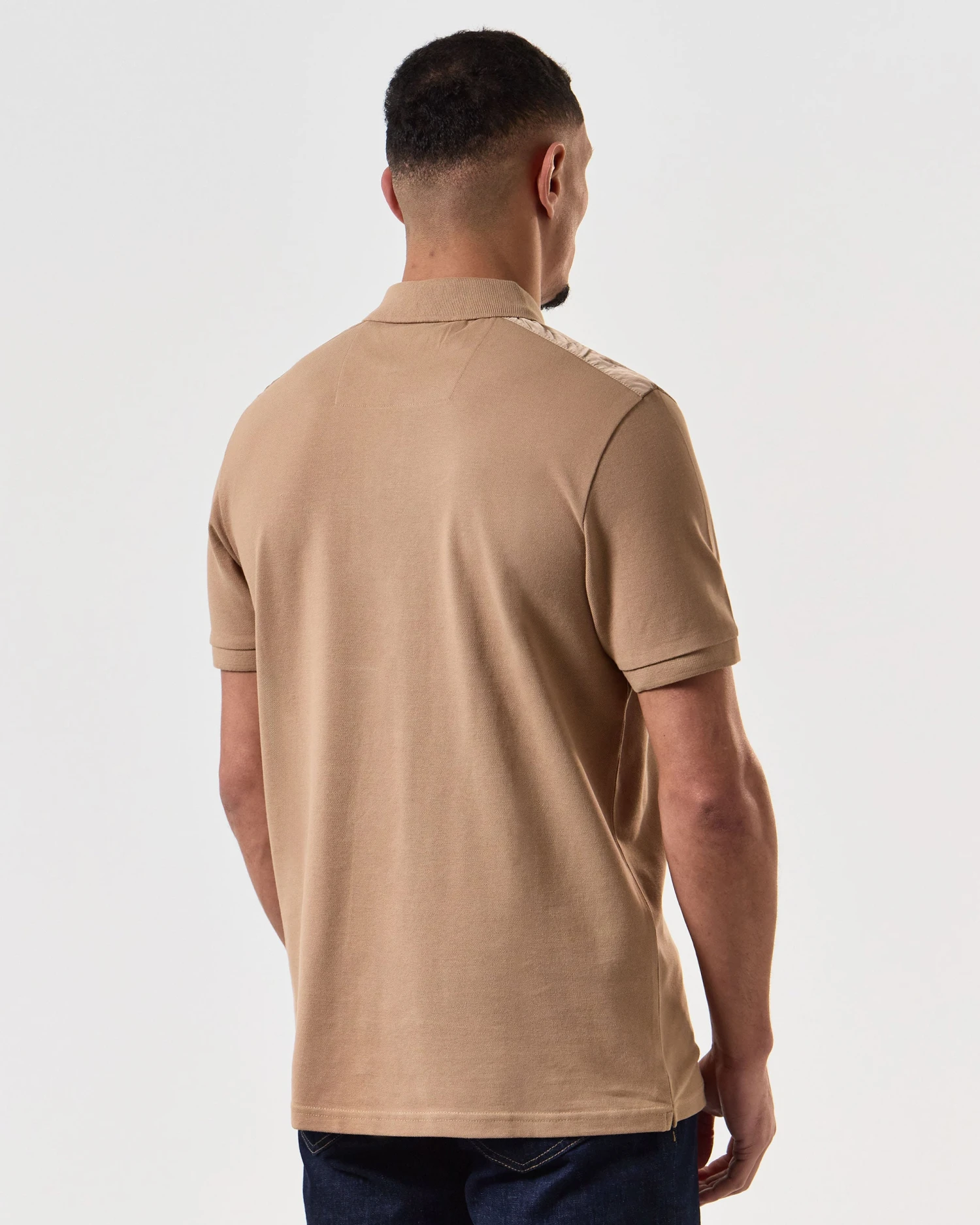 Weekend Offender Brant Polo Shirt Cognac Brown - Image 4