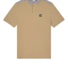 Weekend Offender Costa Polo Shirt Cognac Brown