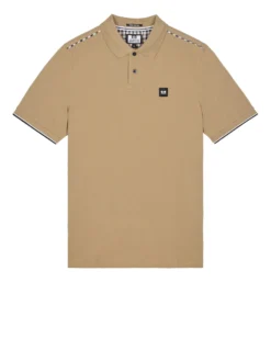 Weekend Offender Sakai Polo Shirt Cognac Brown