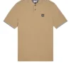Weekend Offender Sakai Polo Shirt Cognac Brown - Plus Size