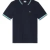 Weekend Offender Levanto Polo Shirt Navy/Saltwater Blue