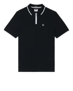 Weekend Offender Shore Polo Shirt Black
