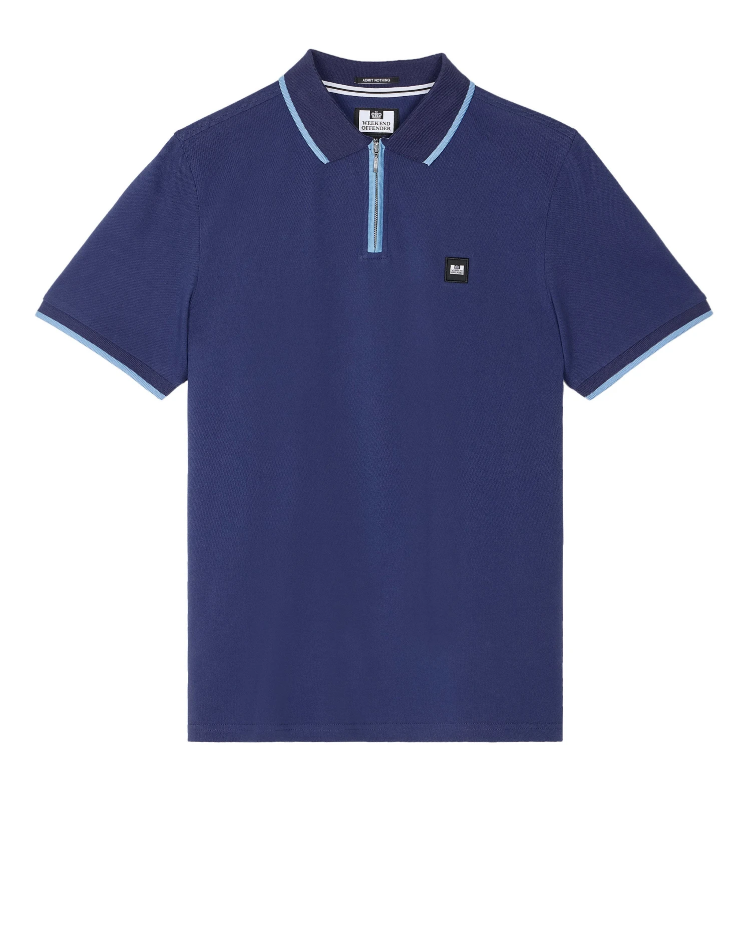 Weekend Offender Shore Polo Shirt Bright Navy