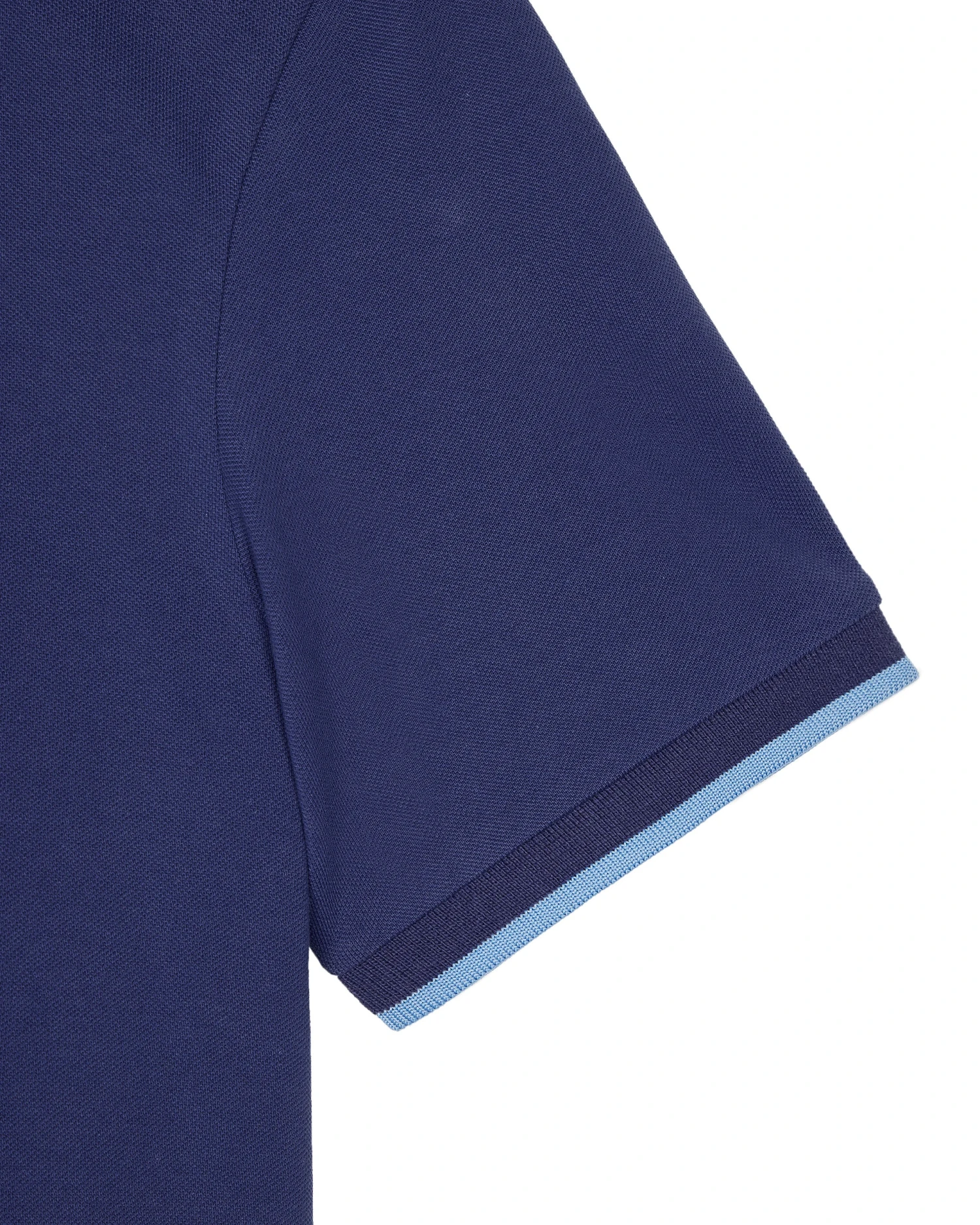 Weekend Offender Shore Polo Shirt Bright Navy - Image 7