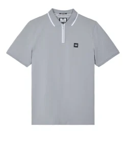 Weekend Offender Shore Polo Shirt Smokey Grey