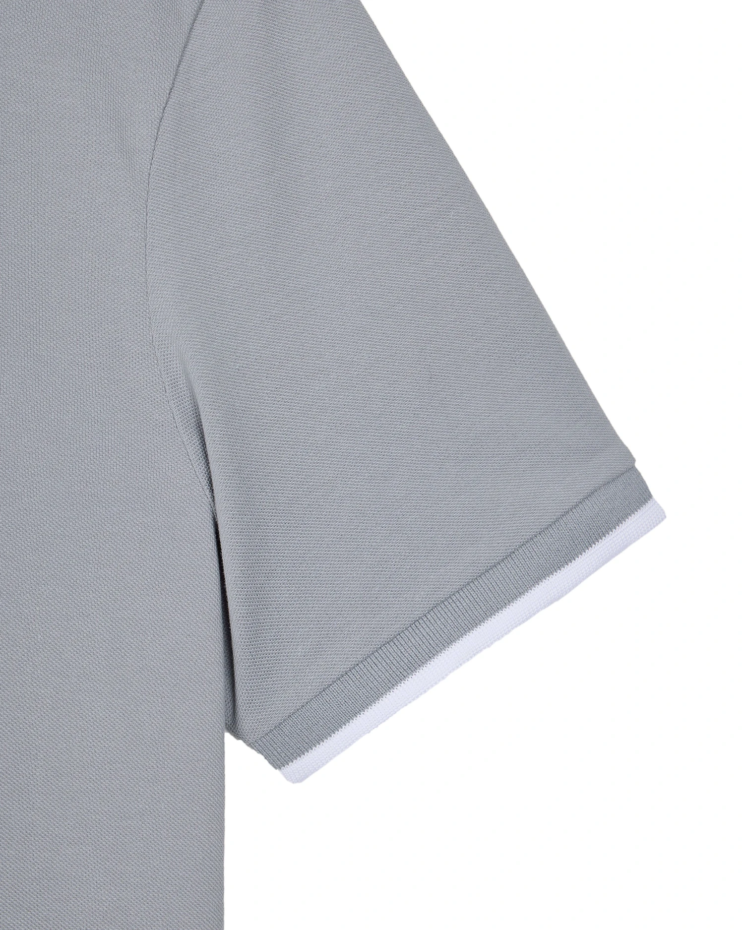 Weekend Offender Shore Polo Shirt Smokey Grey - Image 7