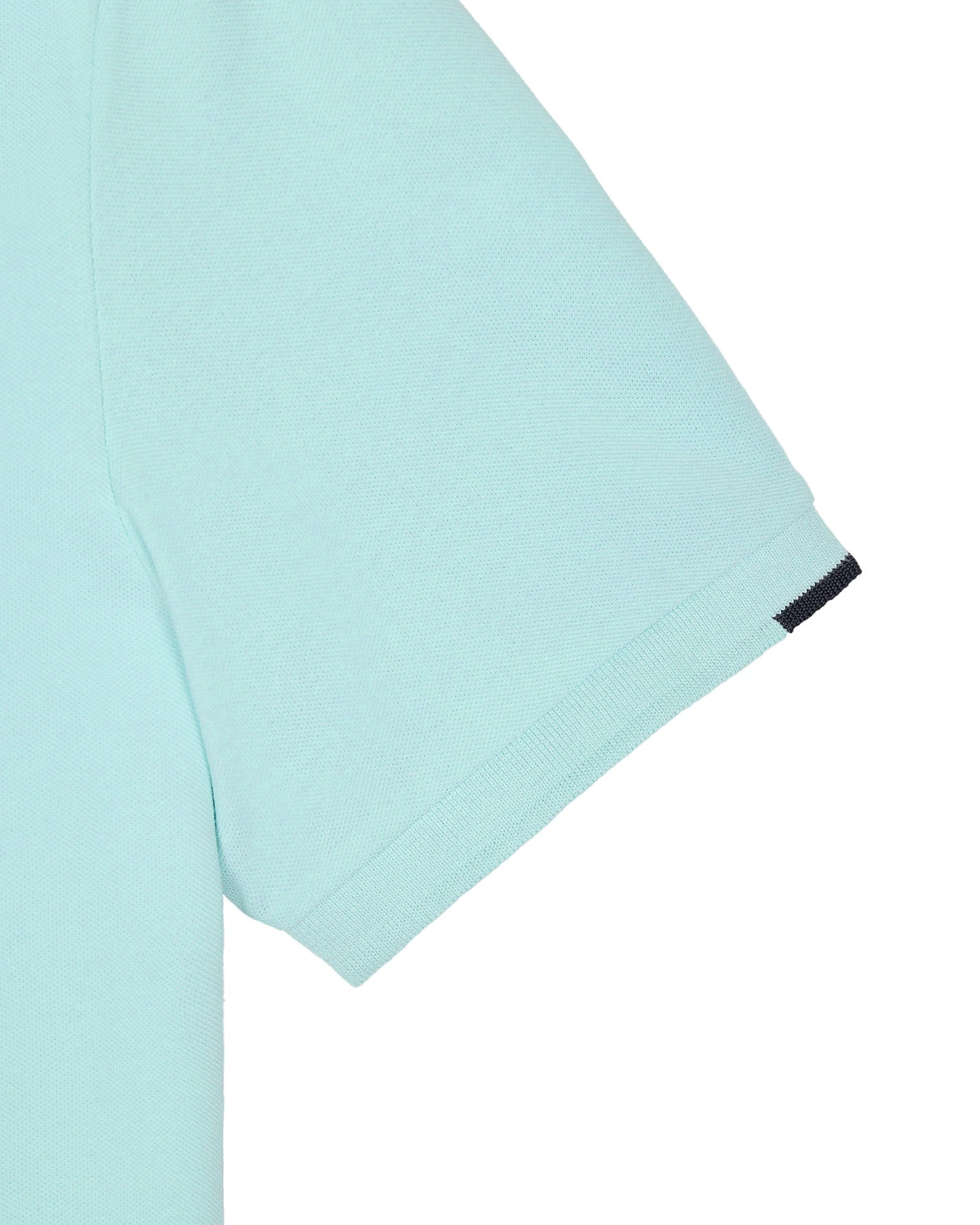 Weekend Offender Rivas Polo Shirt Celeste Green/Navy - Image 7