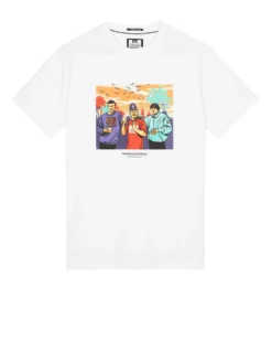 Weekend Offender Ronnie Graphic T-Shirt White