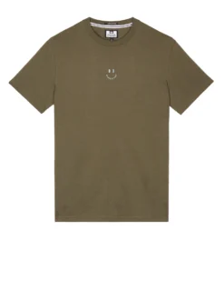 Weekend Offender Smile Graphic T-Shirt Dark Green