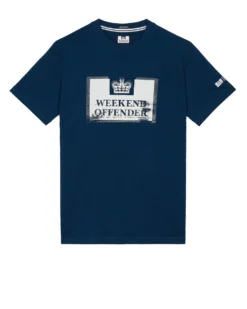 Weekend Offender Bonpensiero Graphic T-Shirt Juniper Blue