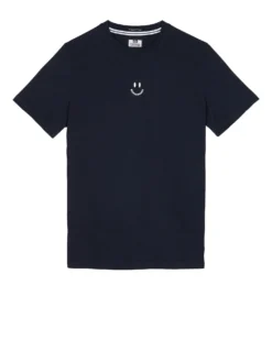 Weekend Offender Smile Graphic T-Shirt Navy