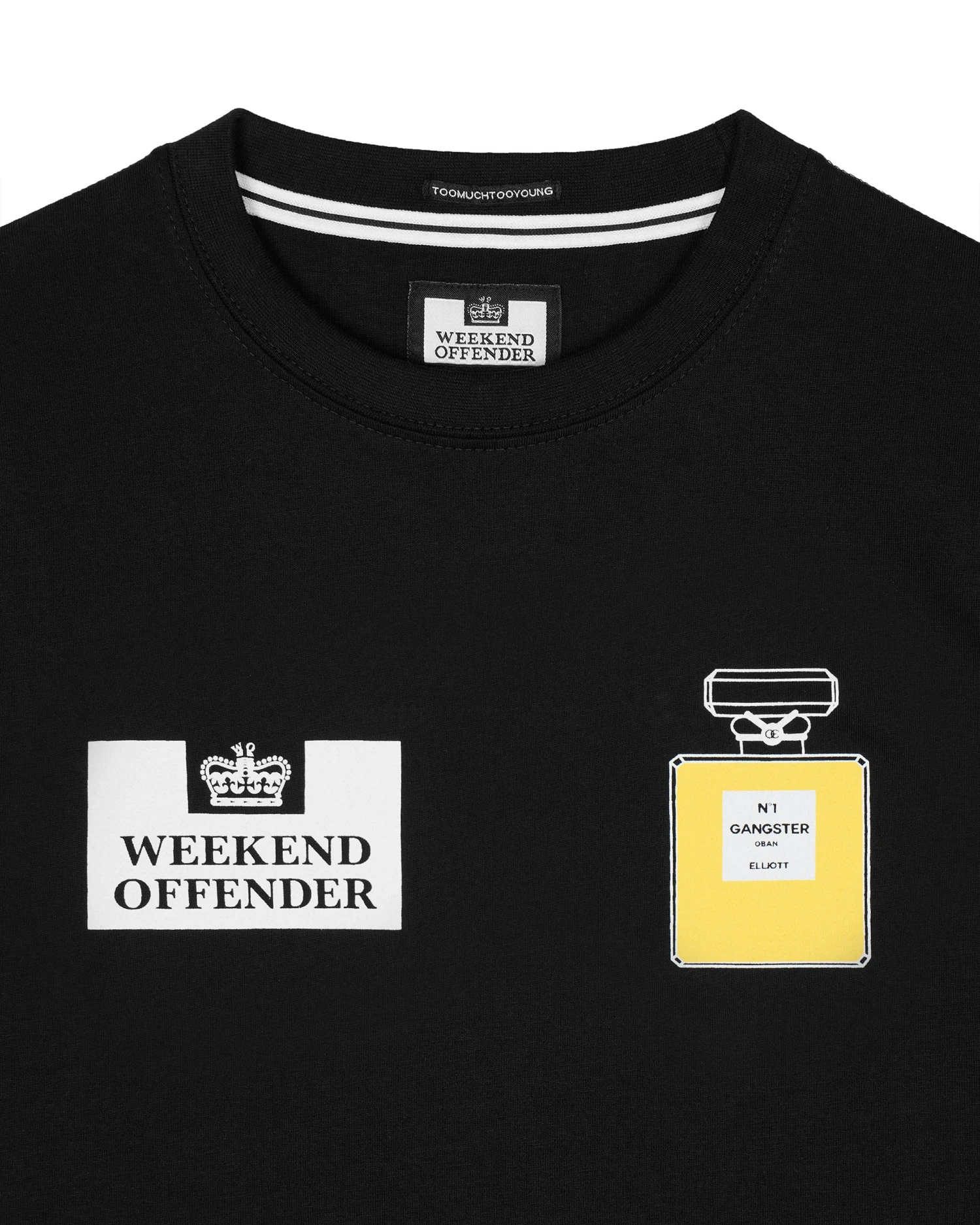 Weekend Offender Oban T-Shirt Black - Image 3