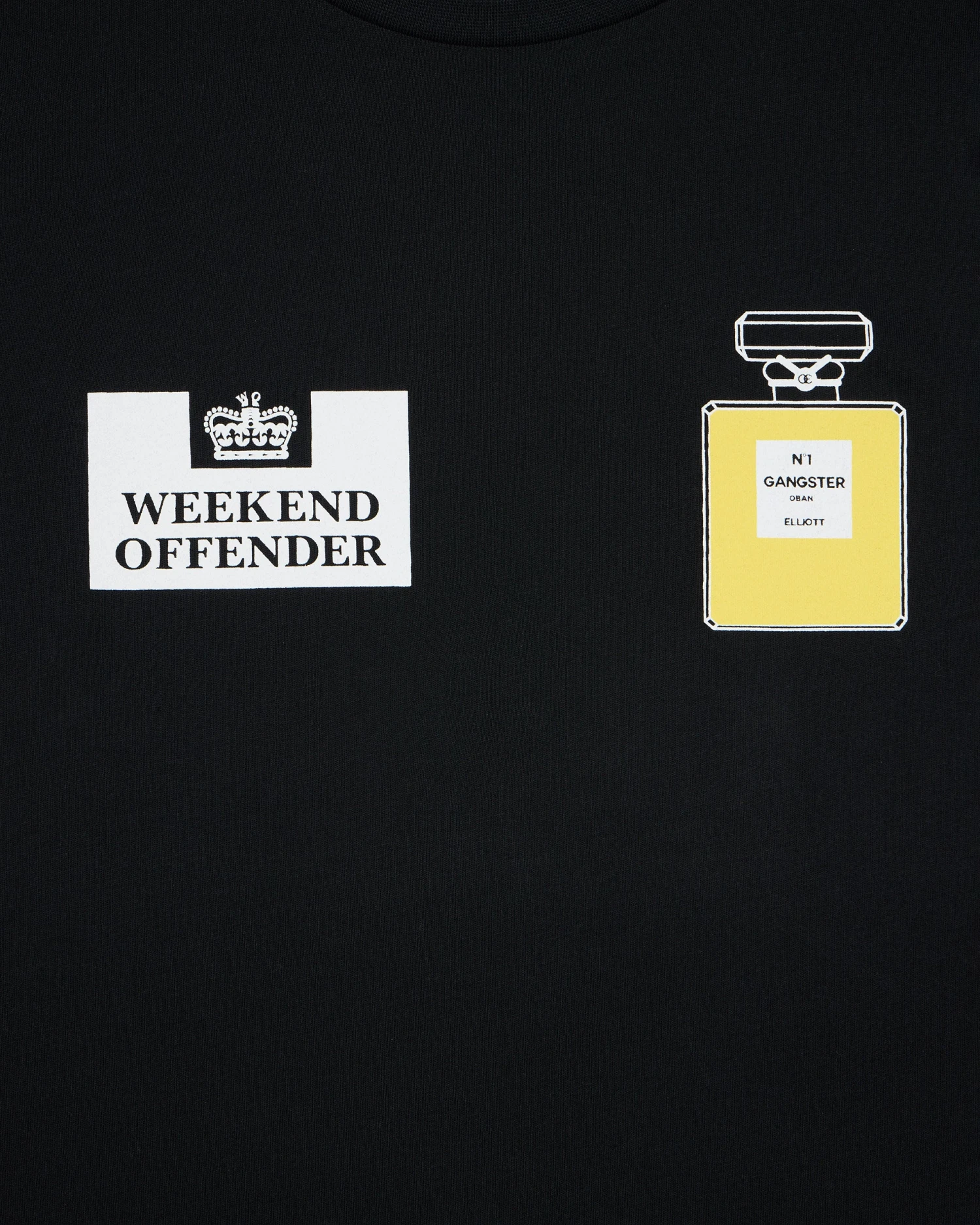 Weekend Offender Oban T-Shirt Black - Image 4