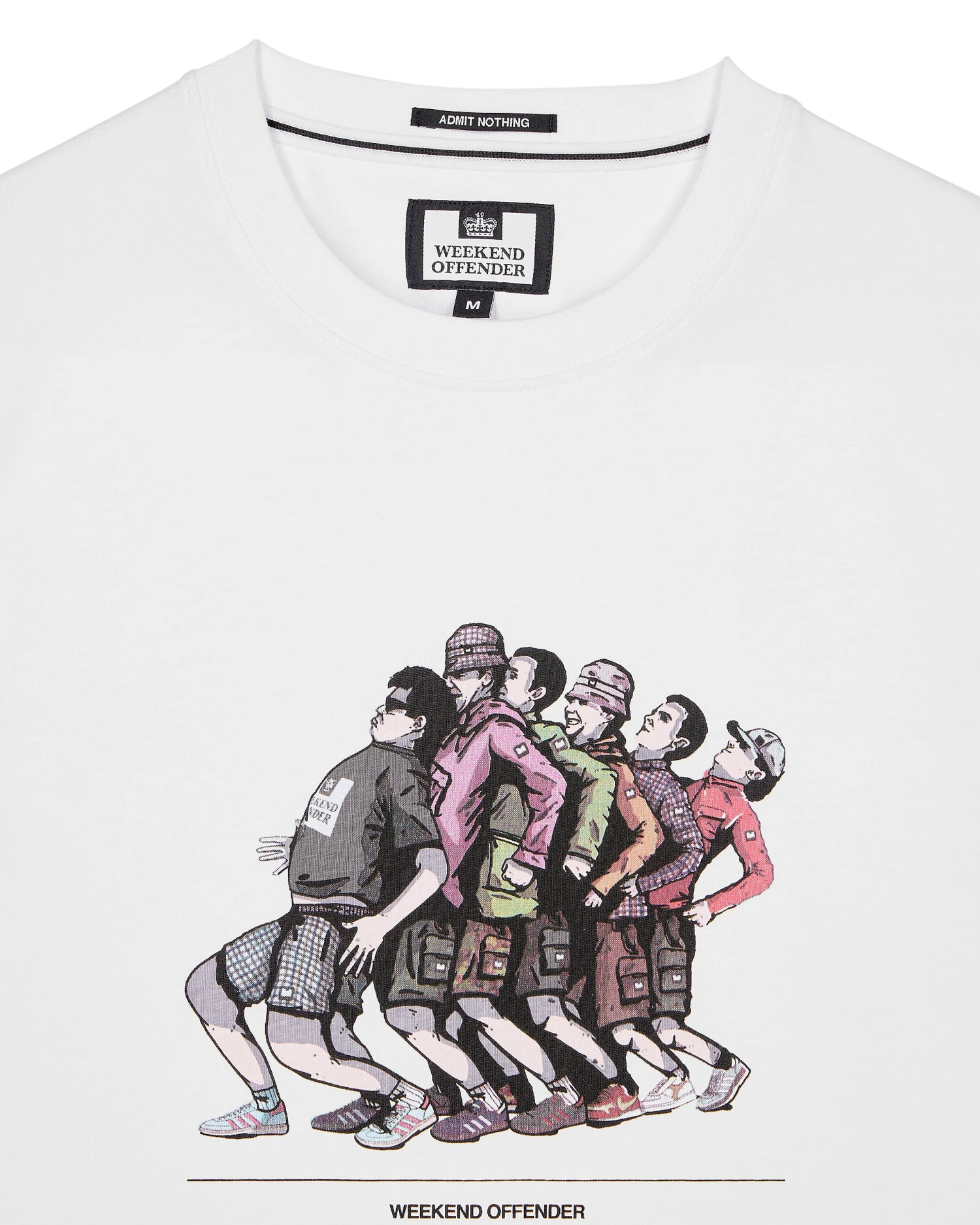 Weekend Offender Madness Graphic T-Shirt White - Image 5