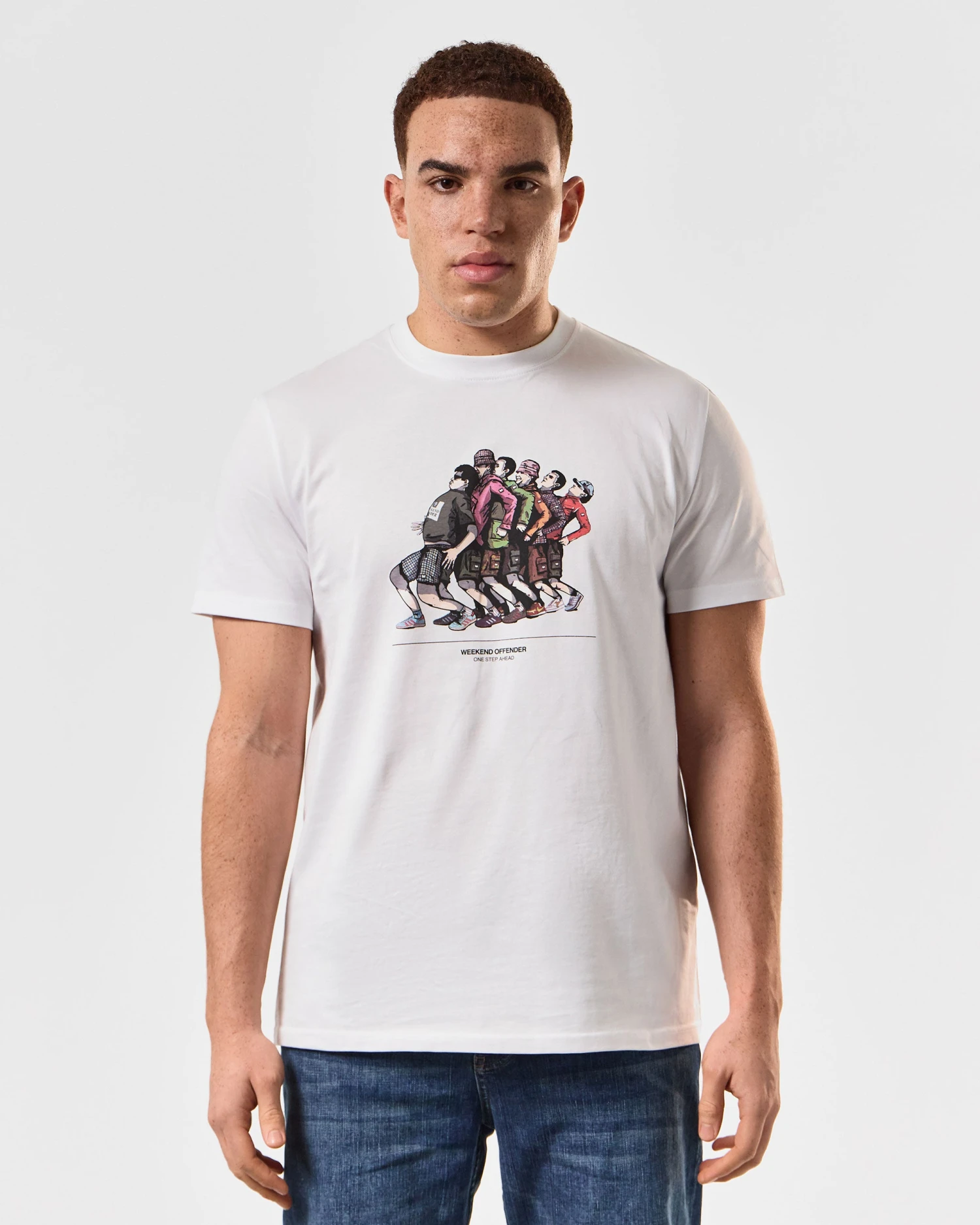 Weekend Offender Madness Graphic T-Shirt White - Image 2