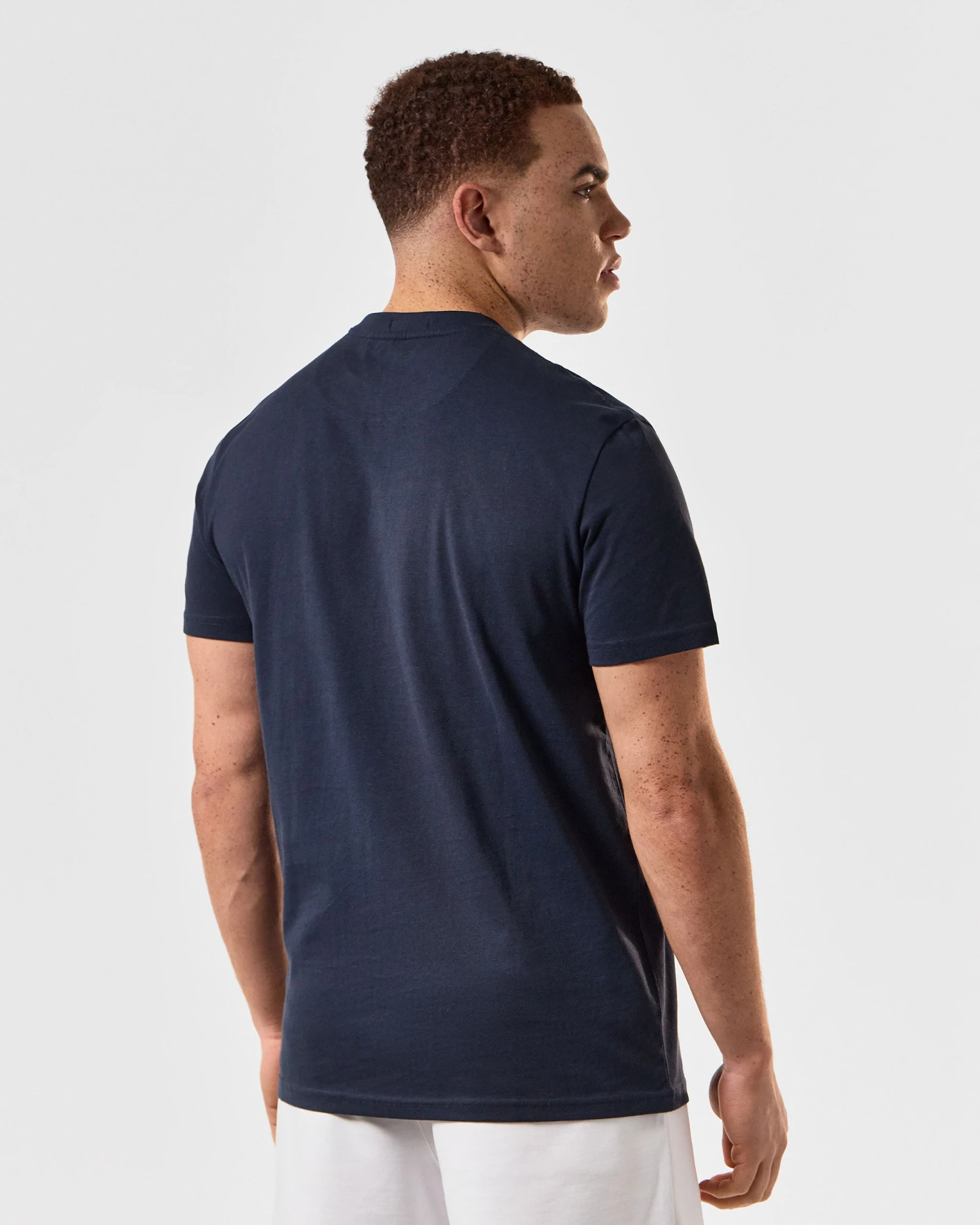 Weekend Offender Ryder Graphic T-Shirt Navy - Image 4