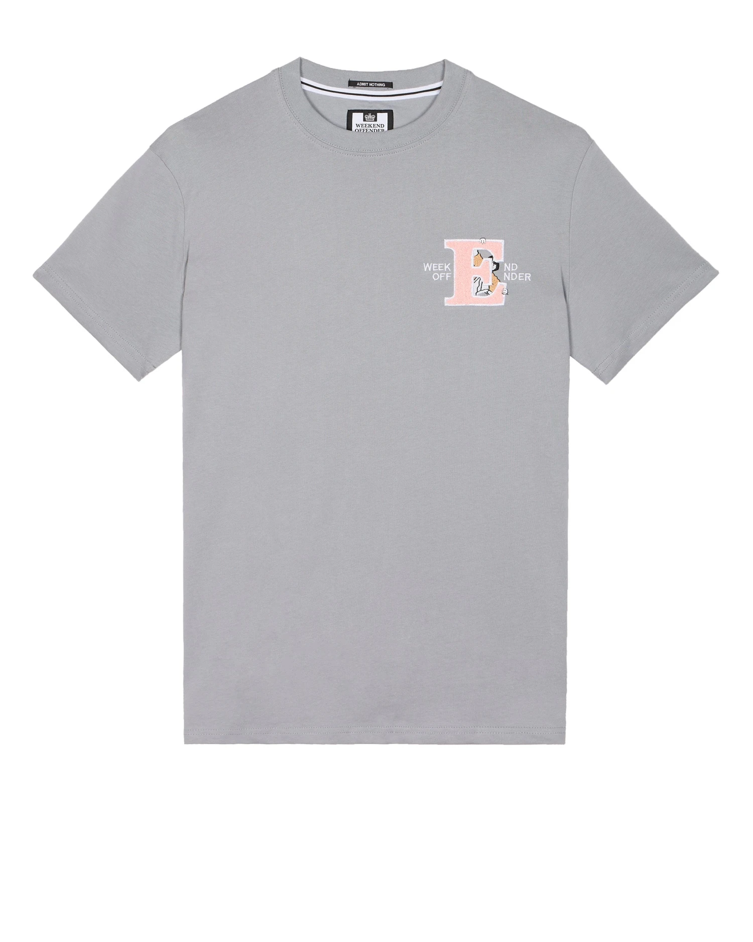 Weekend Offender Ryder Graphic T-Shirt Smokey Grey