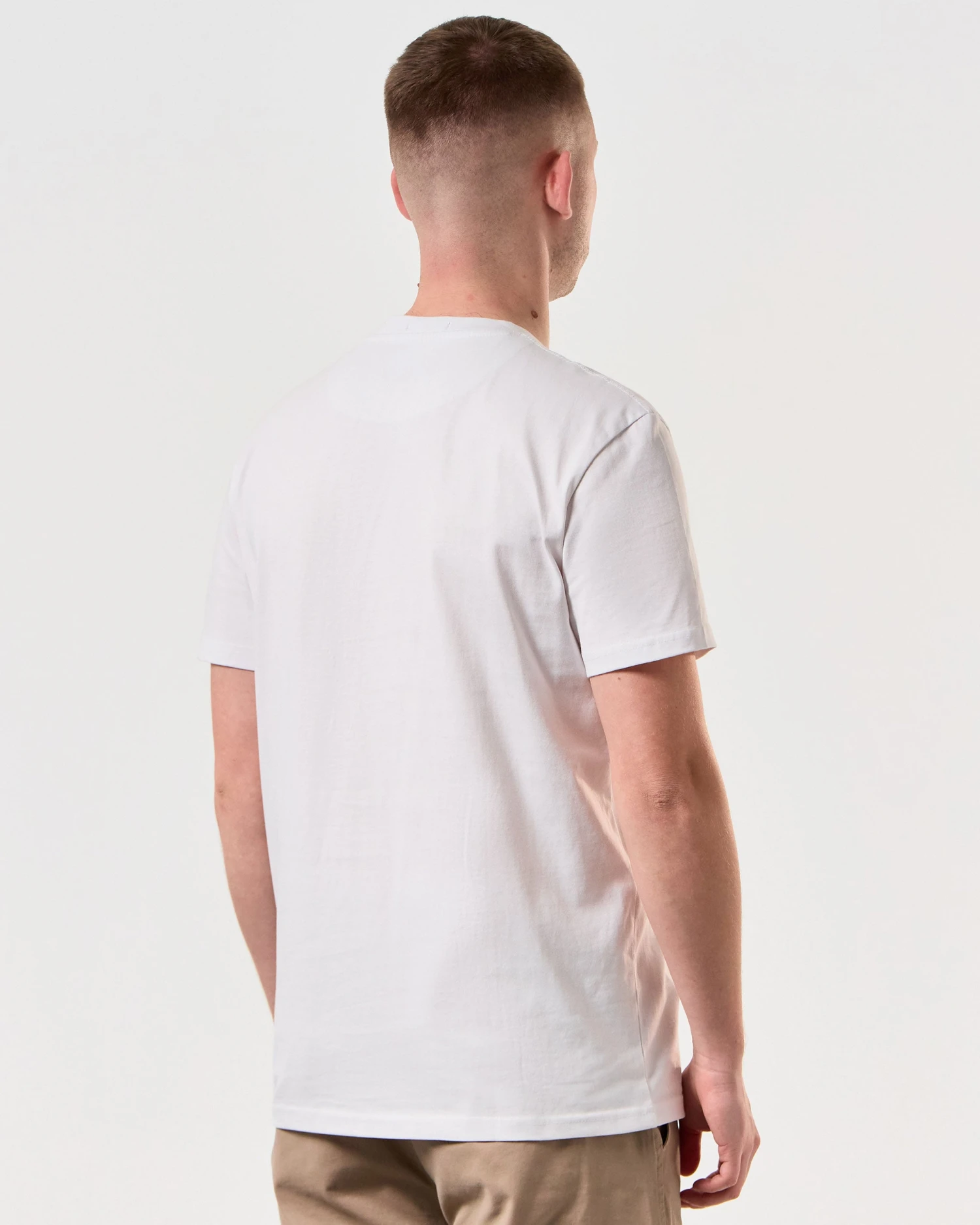 Weekend Offender Pyramid Graphic T-Shirt White - Image 4