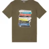 Weekend Offender Cassettes Graphic T-Shirt Castle Green