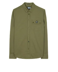 Weekend Offender Postiano Ranger Shirt Dark Khaki