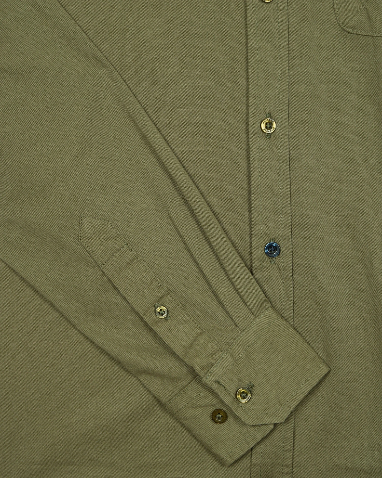 Weekend Offender Postiano Ranger Shirt Dark Khaki - Image 6