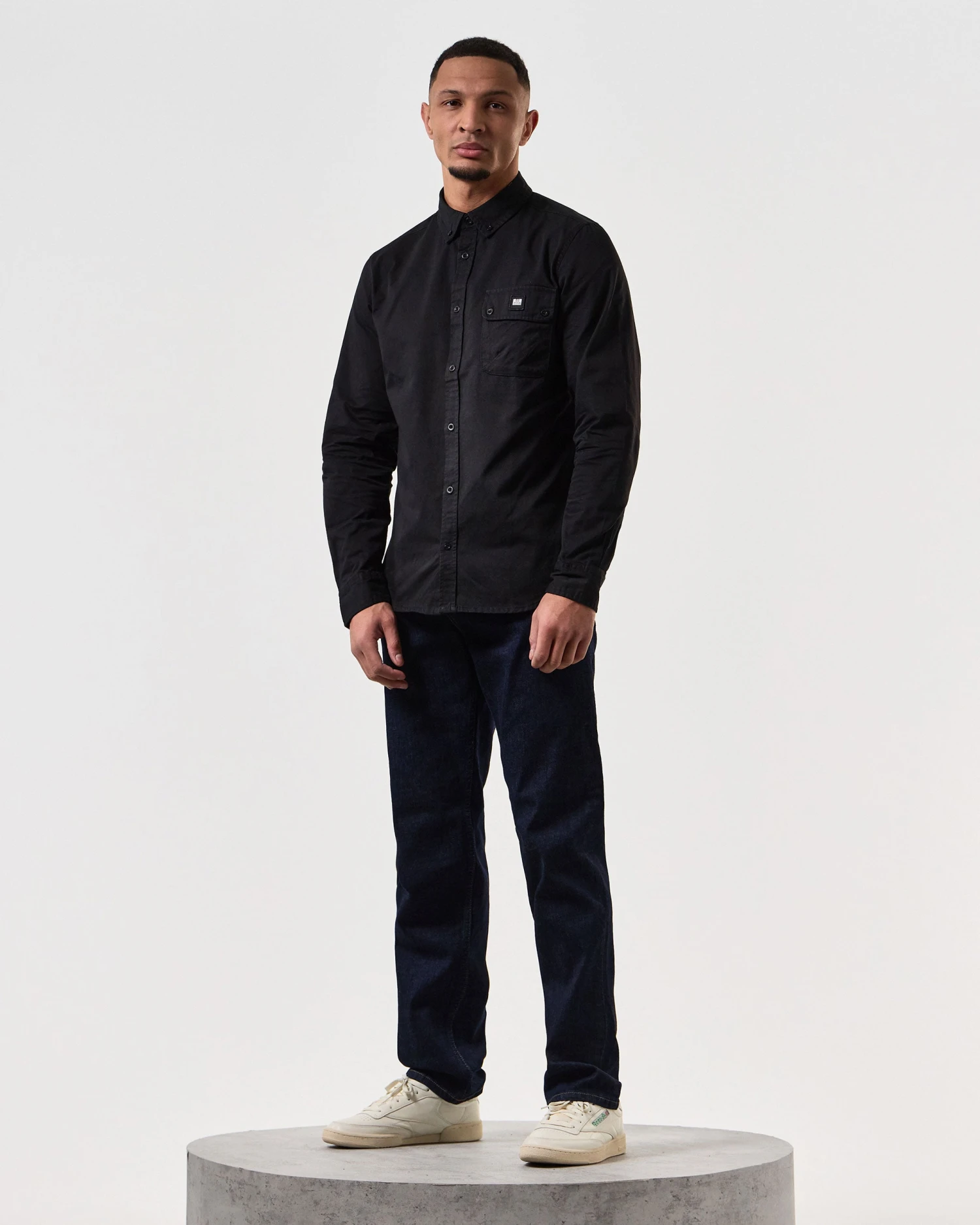 Weekend Offender Postiano Casual Ranger Shirt Black - Image 2