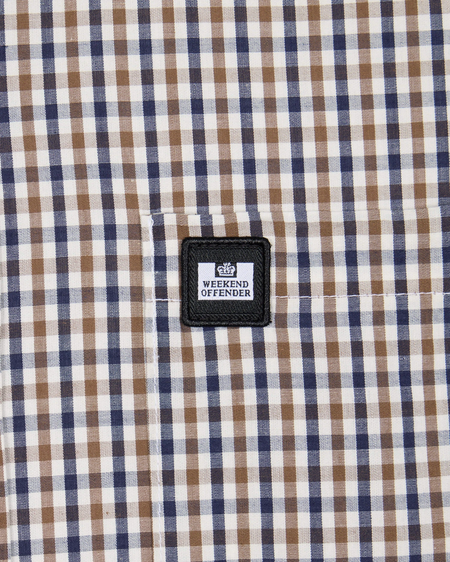Weekend Offender Joyce Poplin Shirt House Check - Image 6