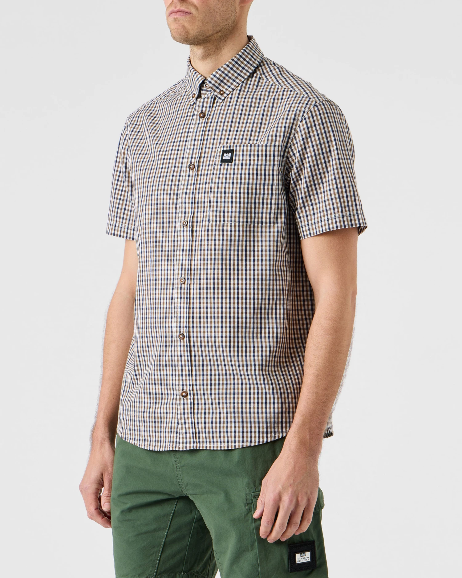 Weekend Offender Joyce Poplin Shirt House Check - Image 2