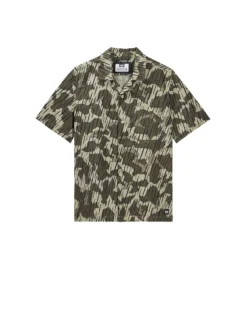Weekend Offender Kids Monuriki Camo Shirt Castle Green Rain Camo