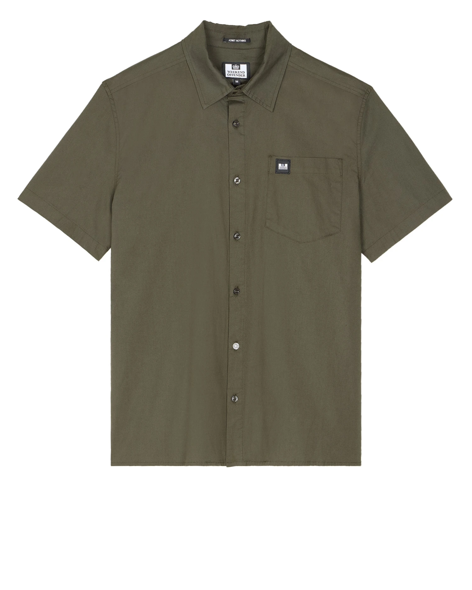 Weekend Offender Borak Short Sleeve Shirt Castle Green