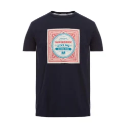 Weekend Offender Supersonic Graphic T-Shirt Navy