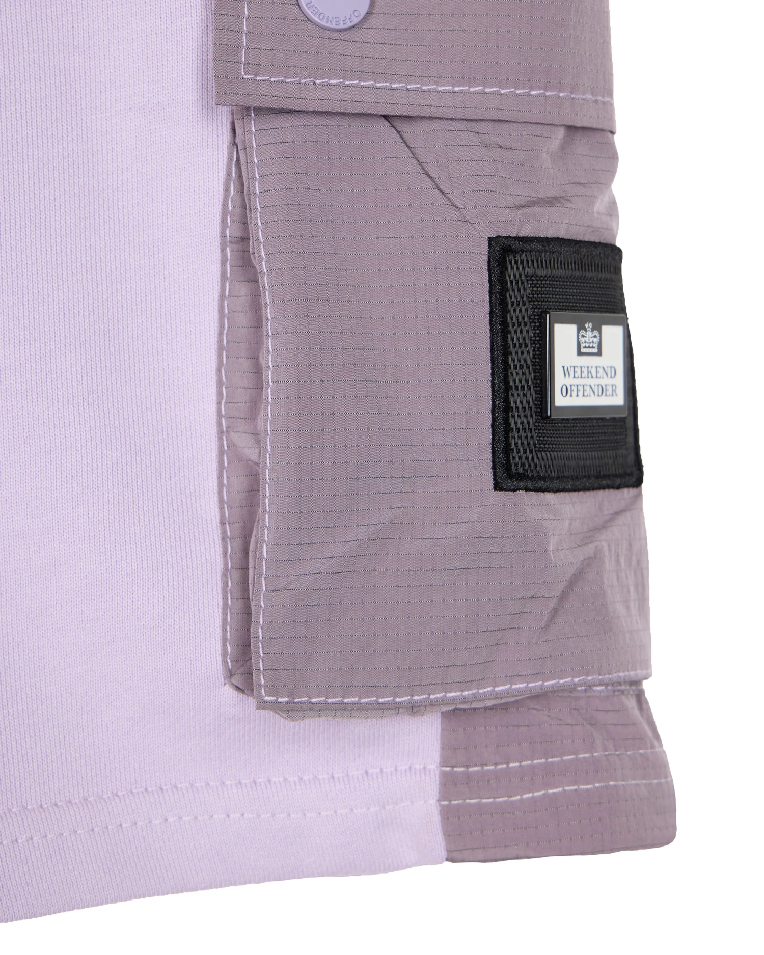 Weekend Offender Pink Sands Jogger Shorts Wisteria - Image 6