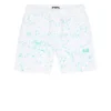 Weekend Offender Granados Tie Dye Shorts Aqua