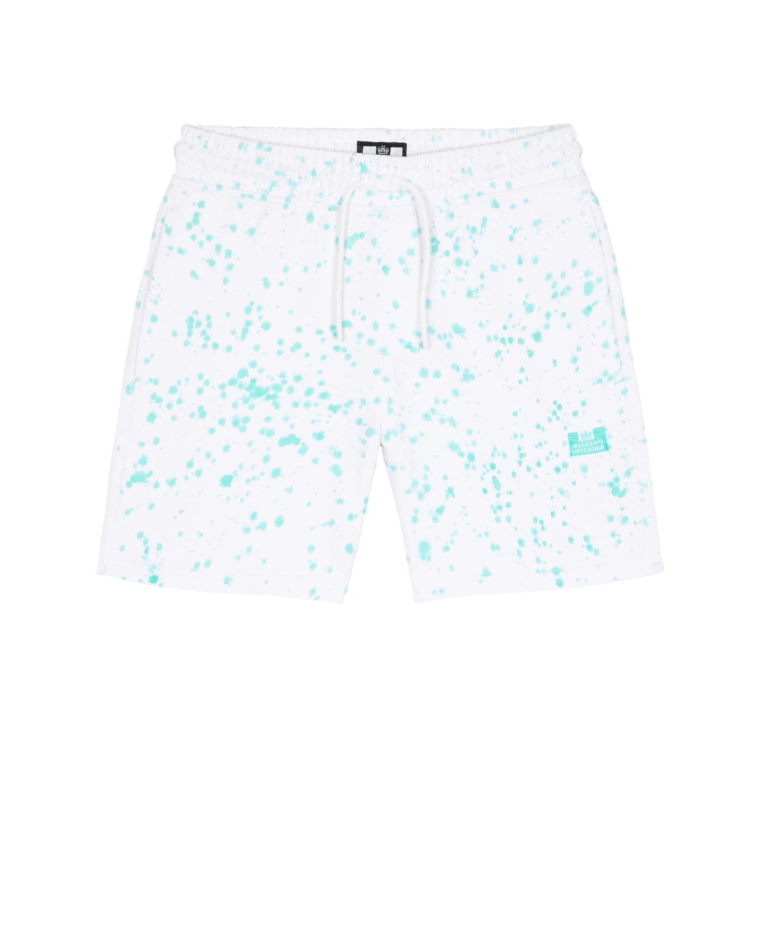 Weekend Offender Granados Tie Dye Shorts Aqua