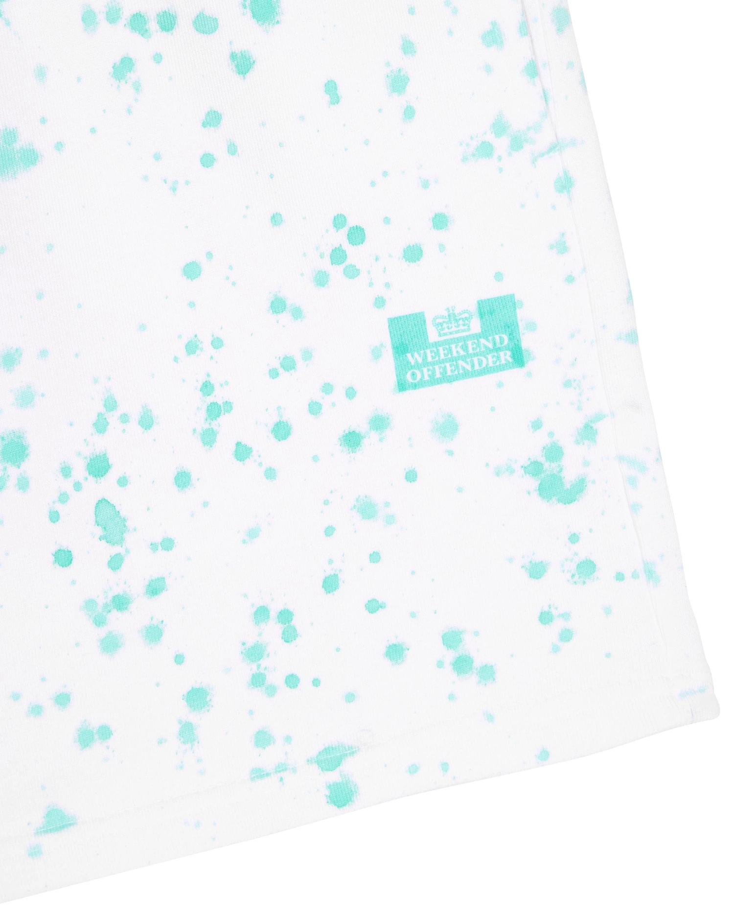 Weekend Offender Granados Tie Dye Shorts Aqua - Image 5