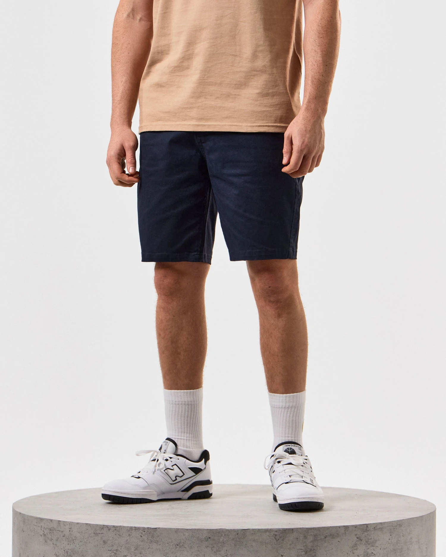 Weekend Offender Ivan Chino Shorts Navy - Image 3