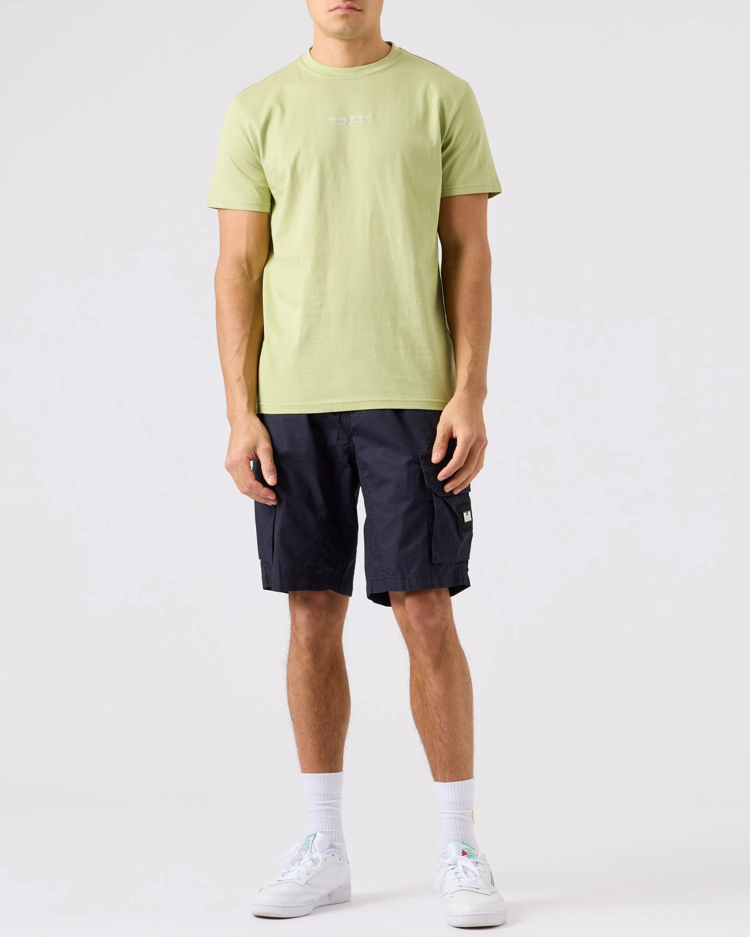 Weekend Offender Millergrove T-Shirt Fern Moss - Image 2