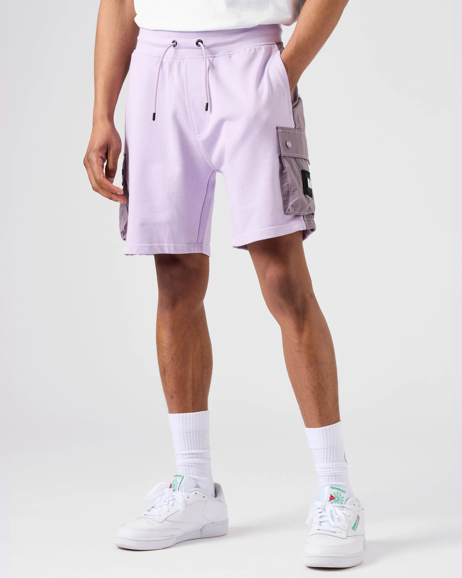 Weekend Offender Pink Sands Jogger Shorts Wisteria - Image 2
