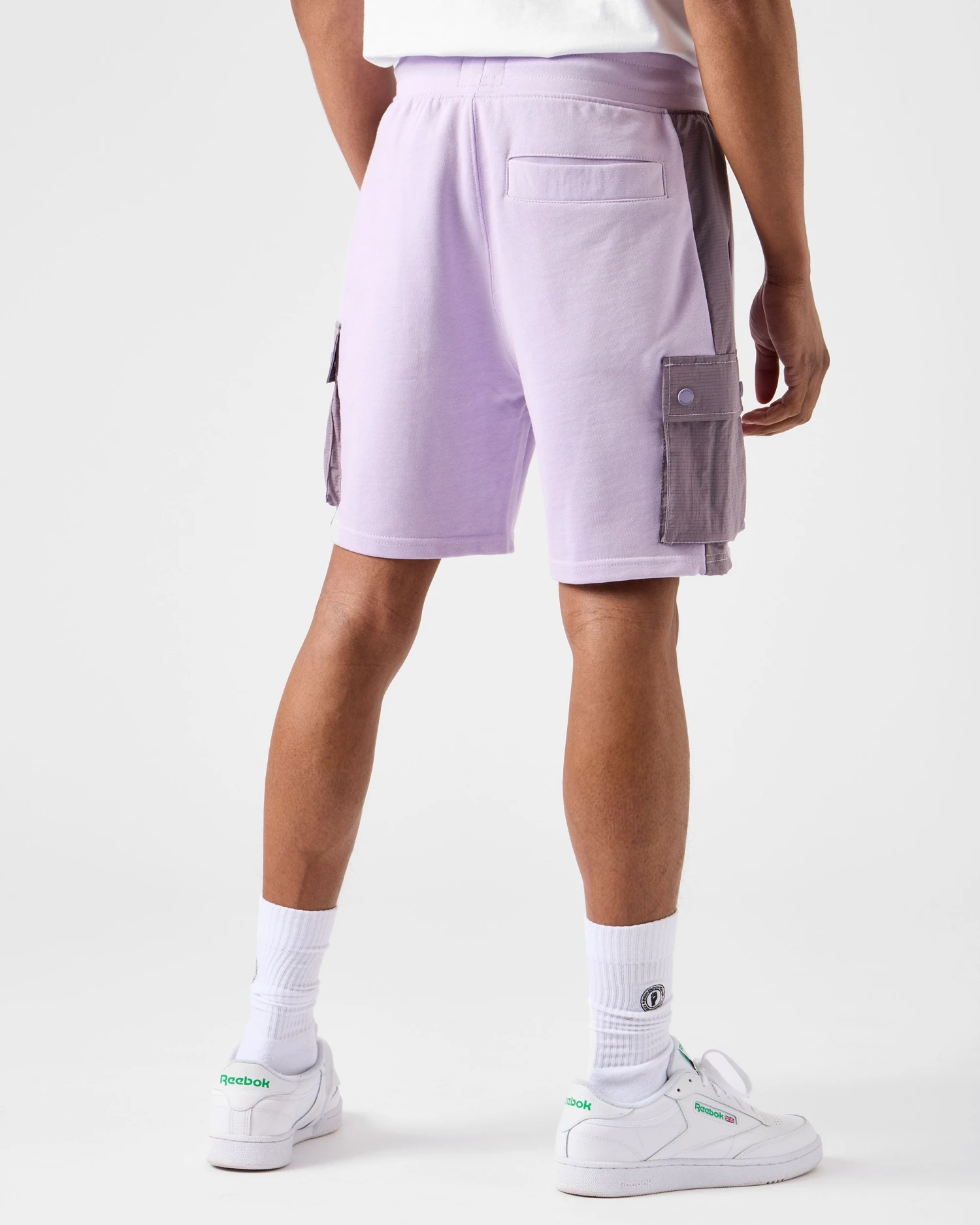 Weekend Offender Pink Sands Jogger Shorts Wisteria - Image 3