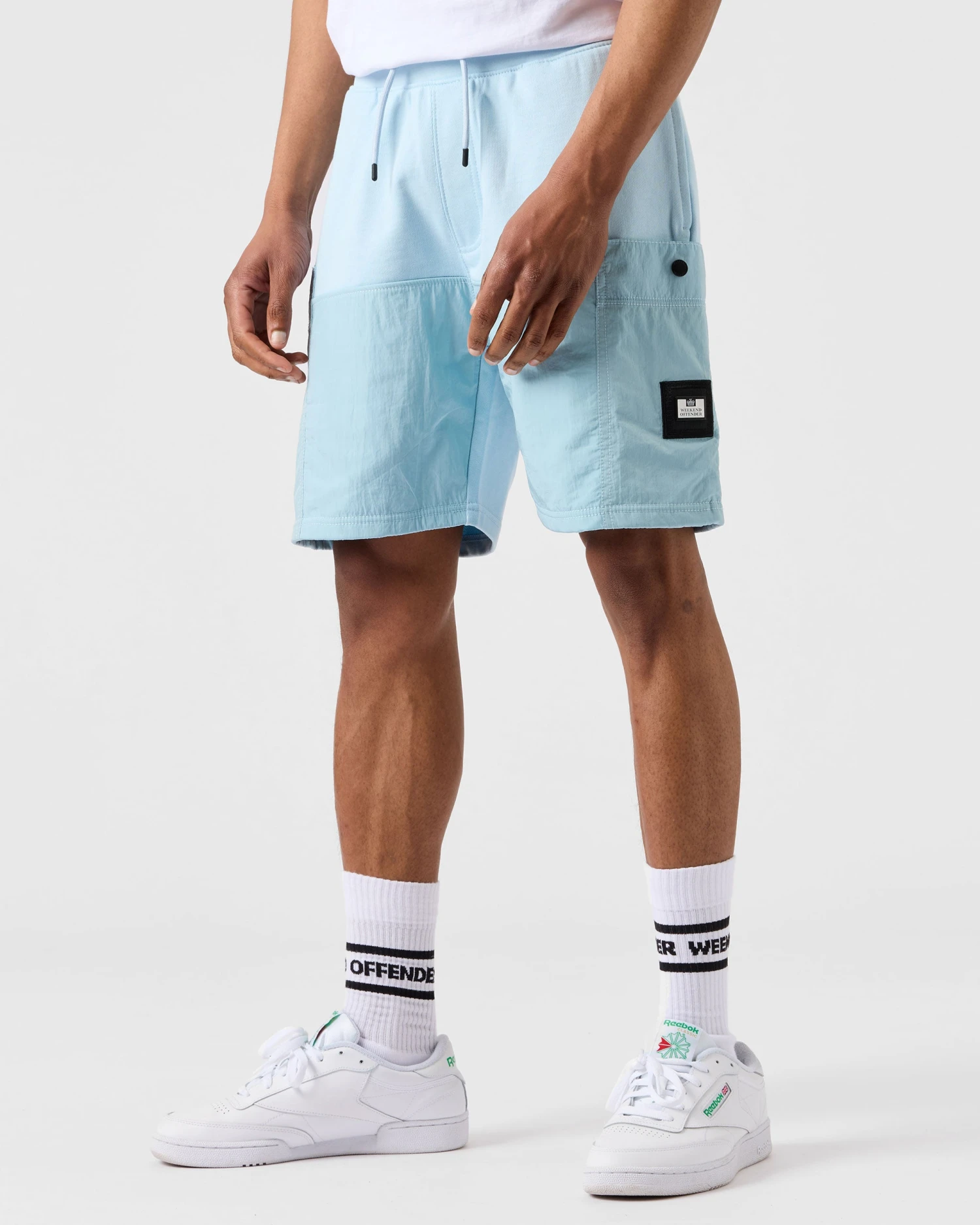 Weekend Offender Azeez Pocket Shorts Mineral - Image 3