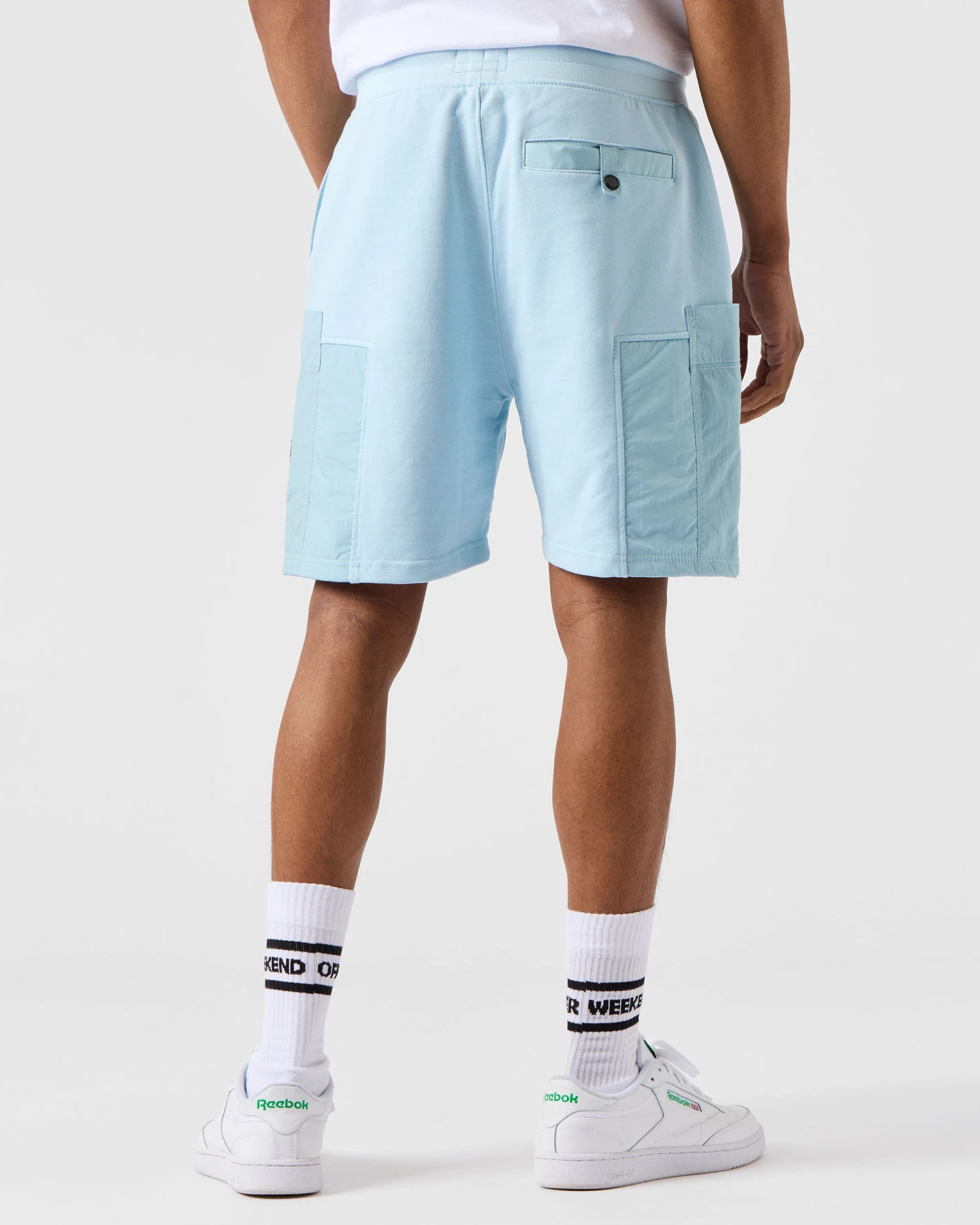 Weekend Offender Azeez Pocket Shorts Mineral - Image 4