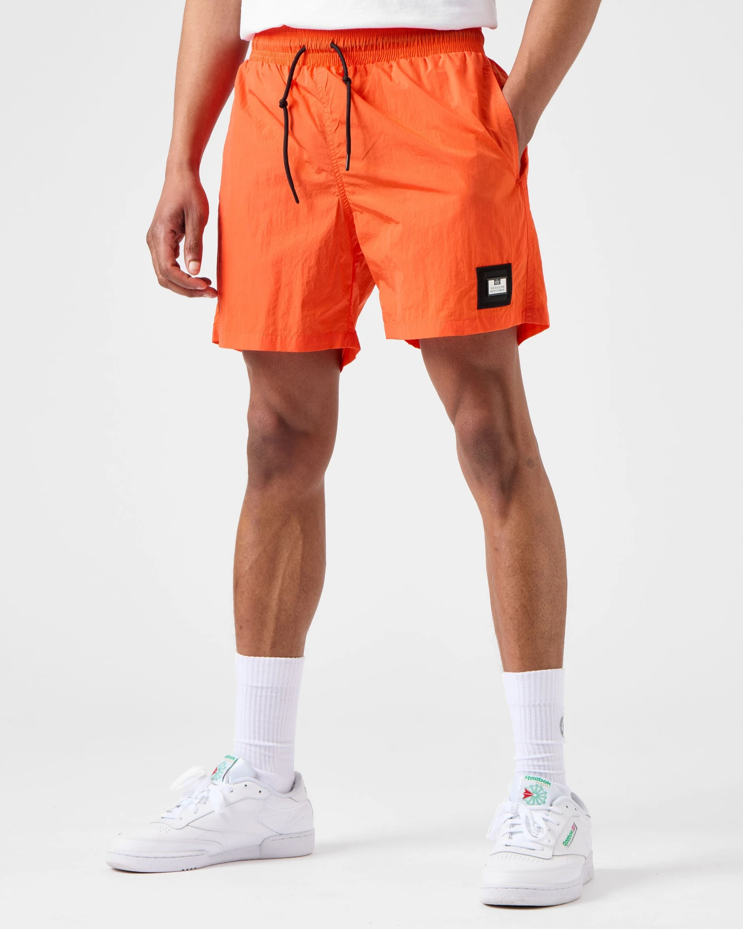 Weekend Offender Stacks Swim Shorts Orange Fizz - Image 2