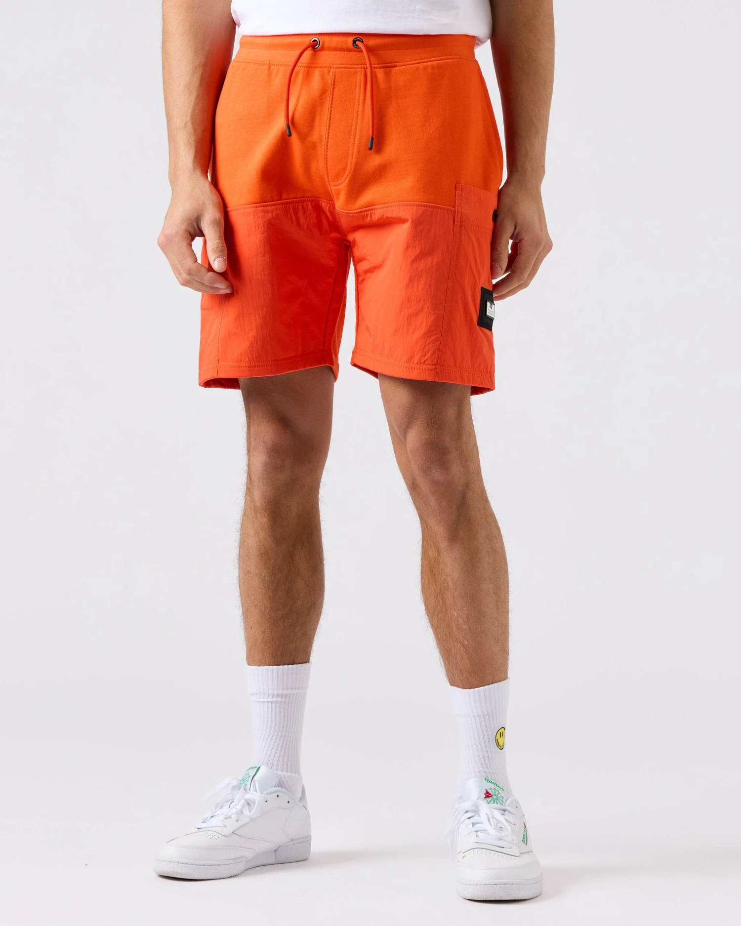 Weekend Offender Azeez Pocket Shorts Orange Fizz - Image 3